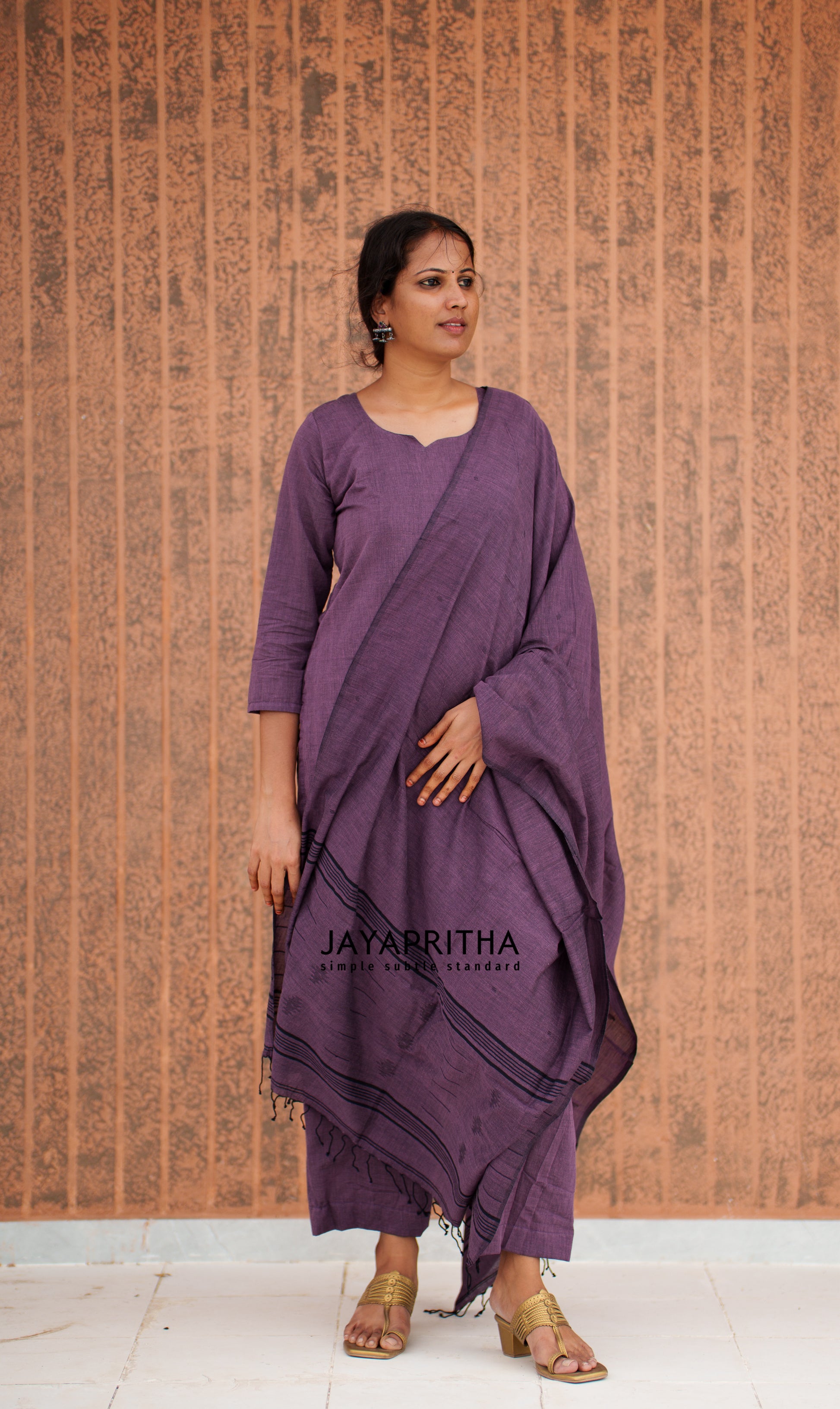 Italian plum suit set