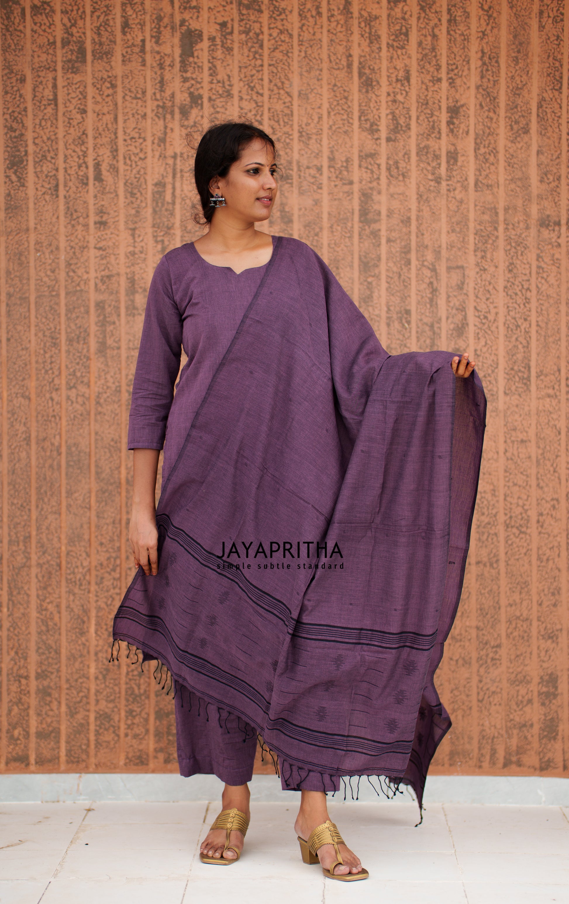 Italian plum suit set