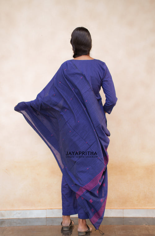 Blueberry blue suit set
