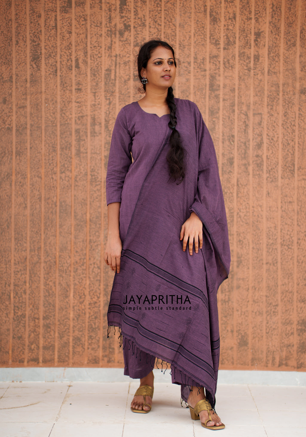 Italian plum suit set