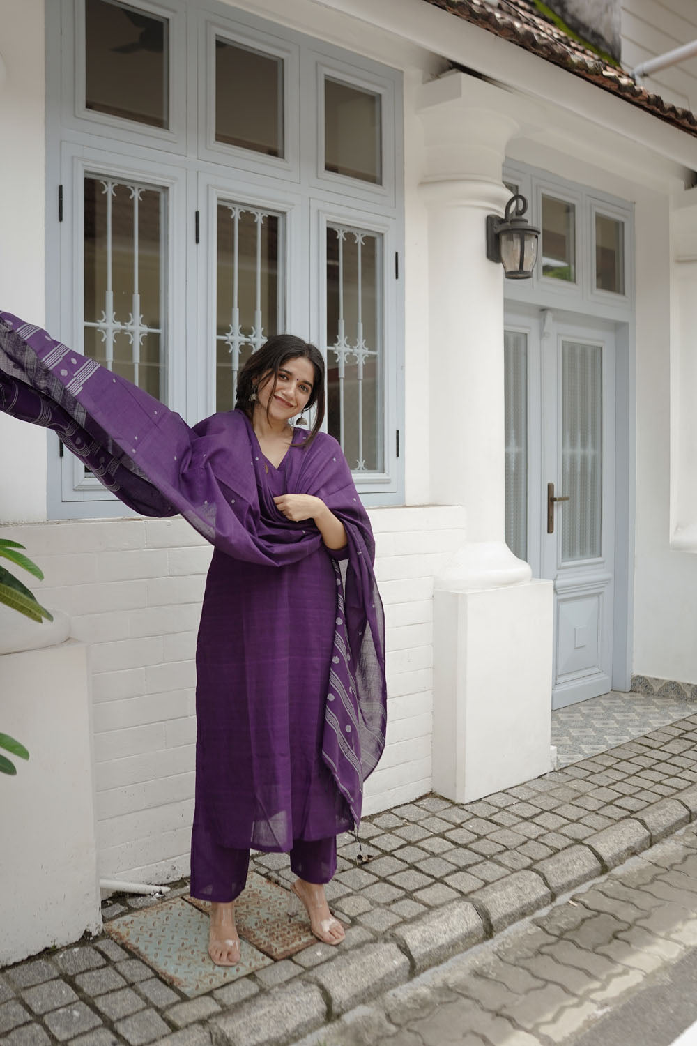 Purple suit set