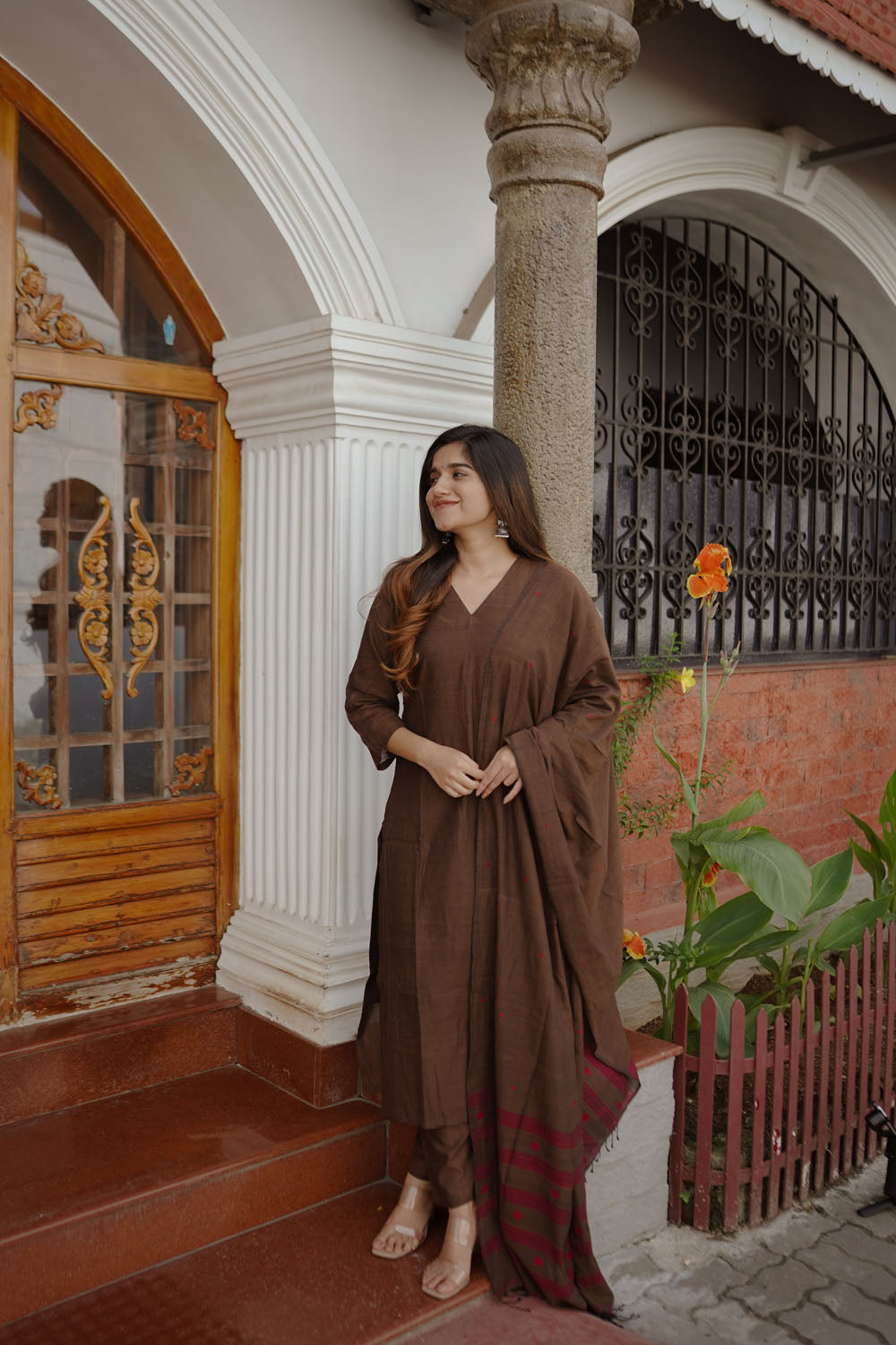 Brown suit set