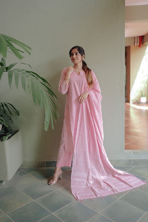 Baby pink suit set