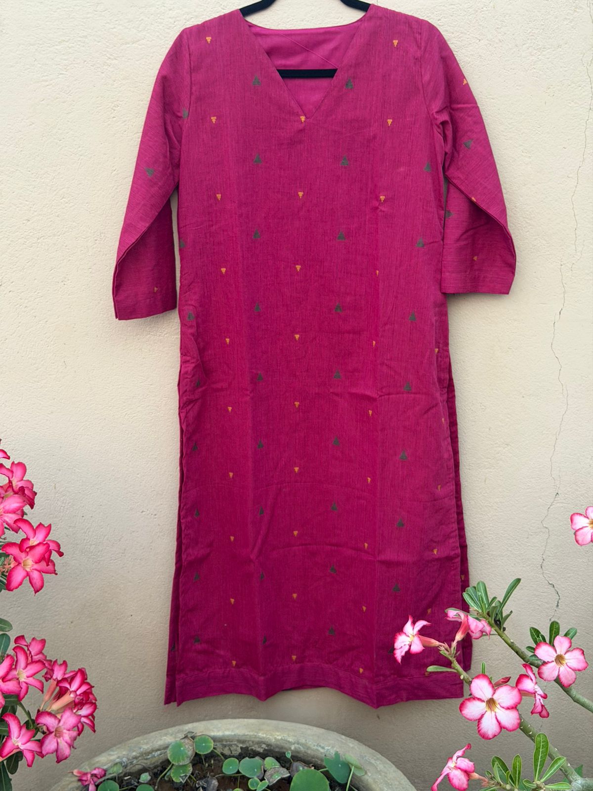 Bright Pink Kurta