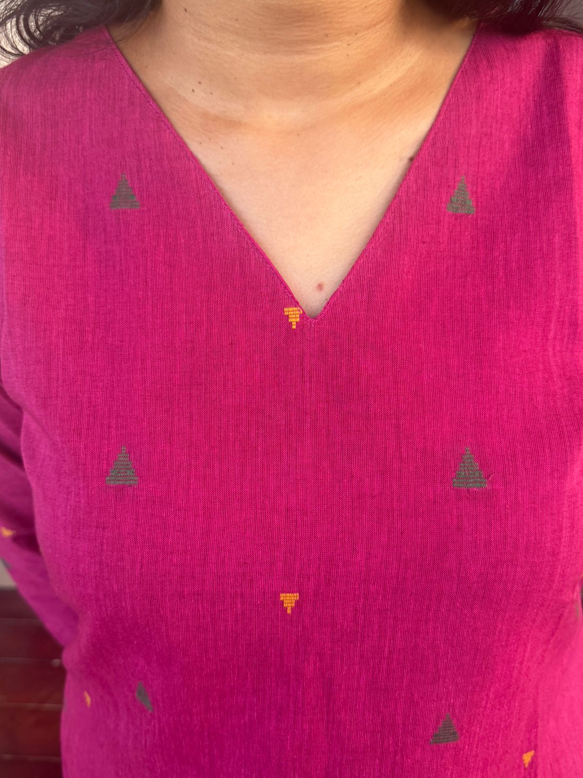 Bright Pink Kurta set